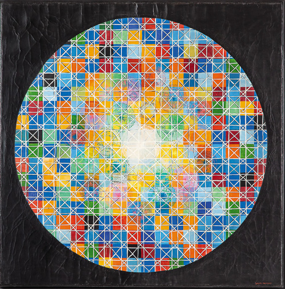 Laura Márquez (Asunción, 1929-2021) Ñandutí, 1971 Óleo sobre lienzo 102 x 102 cm © Javier Medina Verdolini